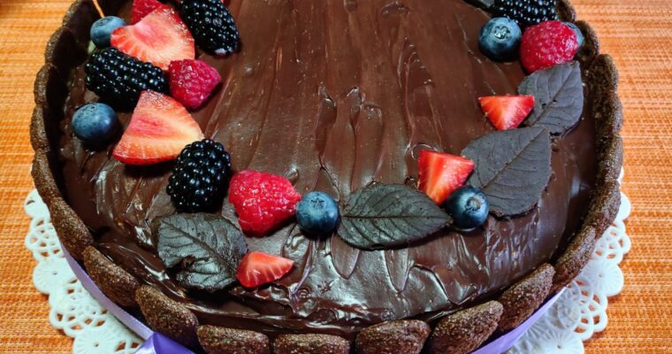 Torta al cioccolato e caffè