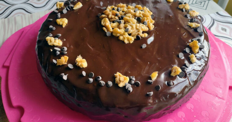 Torta cioccolato e noci